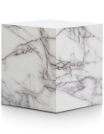 Coco Maison Bijzettafel Marble Look 50cm Wit