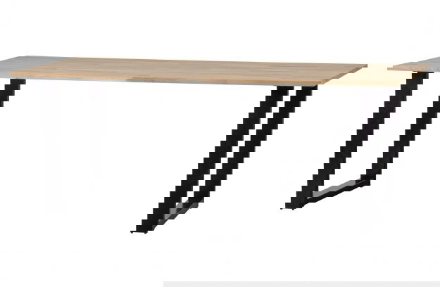 Woood Combi-tablo: Eiken 220x90cm & U-poot