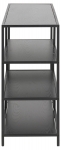 Boekenkast Bronx MDF Zwart 114x78cm - Giga Living