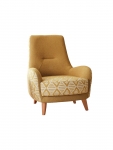 Fauteuil Aztek Teddy Geel