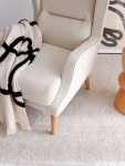 Fauteuil Klam Teddy Crème