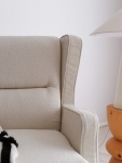 Fauteuil Klam Teddy Crème