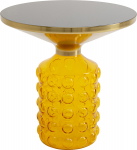 Kare Design Bijzettafel Lola Geel Ø50cm