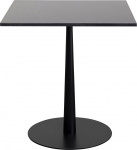 Kare Design Bistrotafel Capri Zwart 70x70cm