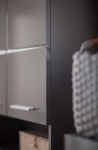 Badkamermeubelset Amanda Hoogglans Grijs Incl. LED Set van 5
