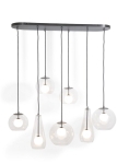 Coco Maison Hanglamp Boris 7-Lichts Grijs