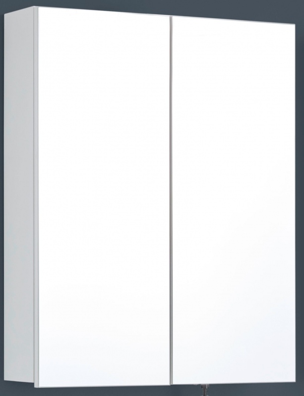 Spiegelkast Line Melamine Wit 60x67cm