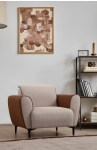 Fauteuil Aren Beige Cinnamon