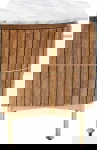 Kare Design Nachtkastje Grace Wit Marmer/Bruin