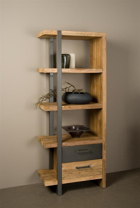 Tower Living Boekenkast Lucca 77,5cm Naturel Links