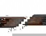 Livingfurn Tv-meubel Ravenstein Mango Bruin 150cm