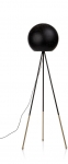 Coco Maison Vloerlamp Chiara 1-Lichts Zwart