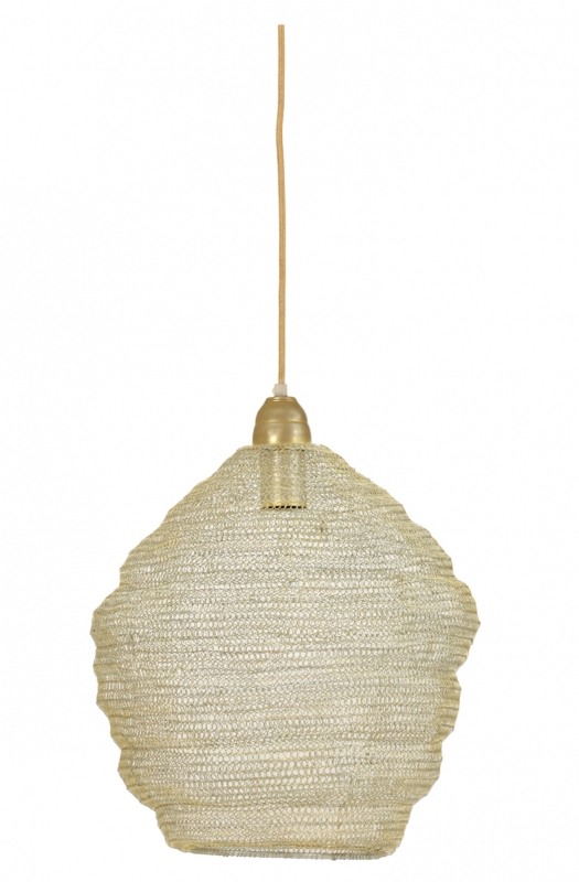 Light & Living Hanglamp Nina Gaas Licht Goud Ø38cm