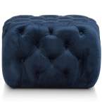 Coco Maison Poef Chester 40cm Blauw