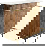 Kare Design Bar Grace Wit Marmer/Bruin