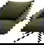 Kare Design Draaifauteuil Milo Groen