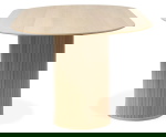 Eettafel Nola Ovaal Naturel Eiken 95x180cm - Giga Living