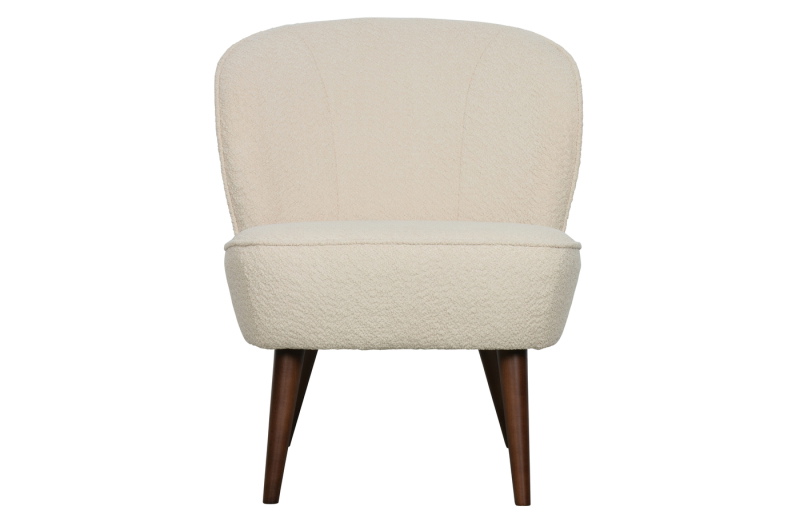 Woood Sara Fauteuil Bouclé Creme