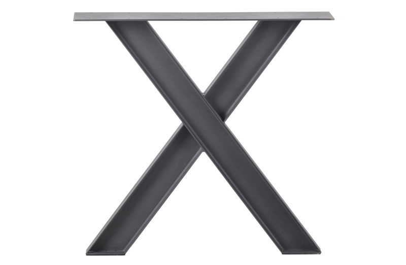 Woood Tablo Industrial X-poot Metaal