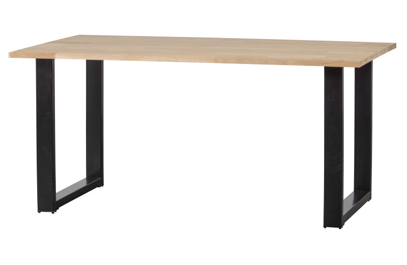 Woood Combi-tablo: Eiken 160x90cm & U-poot