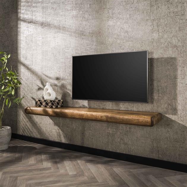 Wandplank Sleek Mangohout Zand 170cm - Giga Meubel