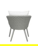 Bistroset Grijs PE Wicker - Giga Living