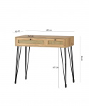 Bureau Sahra Naturel 105cm