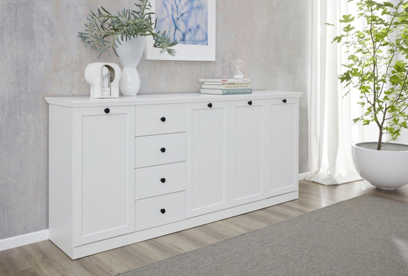 Dressoir Brandson Baxter Wit 195cm