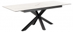 Eettafel Durgan Keramiek Wit Uitschuifbaar 170/210cm - Giga Living