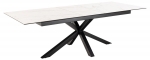 Eettafel Durgan Keramiek Wit Uitschuifbaar 200/240cm - Giga Living