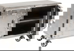 Kare Design Dressoir Buster Zilver met Wielen