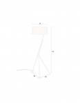 Dutchbone Vloerlamp Murphy Beige