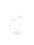 Dutchbone Bijzettafel Miral Marmer Beige