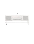 Dutchbone Dressoir Yasu Zwart