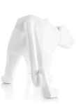 Coco Maison Beeld Walking Leo 23,5cm Wit