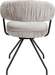 Kare Design Draaistoel Arabella Zilver