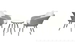 Bistroset Grijs PE Wicker - Giga Living