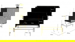 Kare Design Wandkast Electro Zwart/Wit