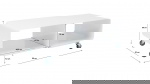 Kare Design Tv-meubel Lounge Brons met Wielen