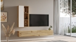 Tv-Meubel Laval Melamine Eiken Wit 174cm