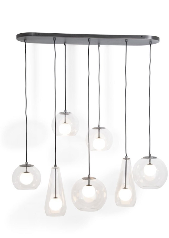 Coco Maison Hanglamp Boris 7-Lichts Grijs