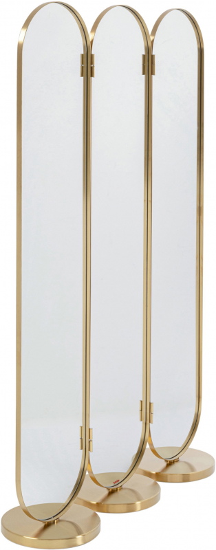 Kare Design Kamerscherm Curve Swing Spiegel Goud