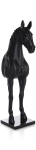 Coco Maison Beeld Horse Standing 180cm Zwart