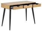 Bureau Nova MDF Naturel/Zwart - Giga Living