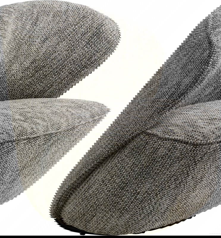 Kare Design Draaifauteuil Ellie Grijs