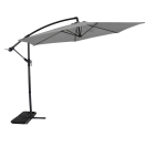 Lesli Living Zweefparasol Gemini Grijs Ø3Mtr