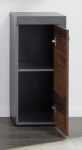 Badkamerkast Cancun Indy Oud-houtlook/Donkergrijs 36x81cm