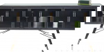 Kare Design Tv-meubel La Gomera Zwart 180cm