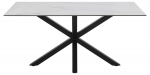 Eettafel Axel Rechthoek Keramiek Wit 160cm - Giga Living