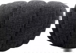 Kare Design Draaifauteuil Peppo Bloom Antraciet